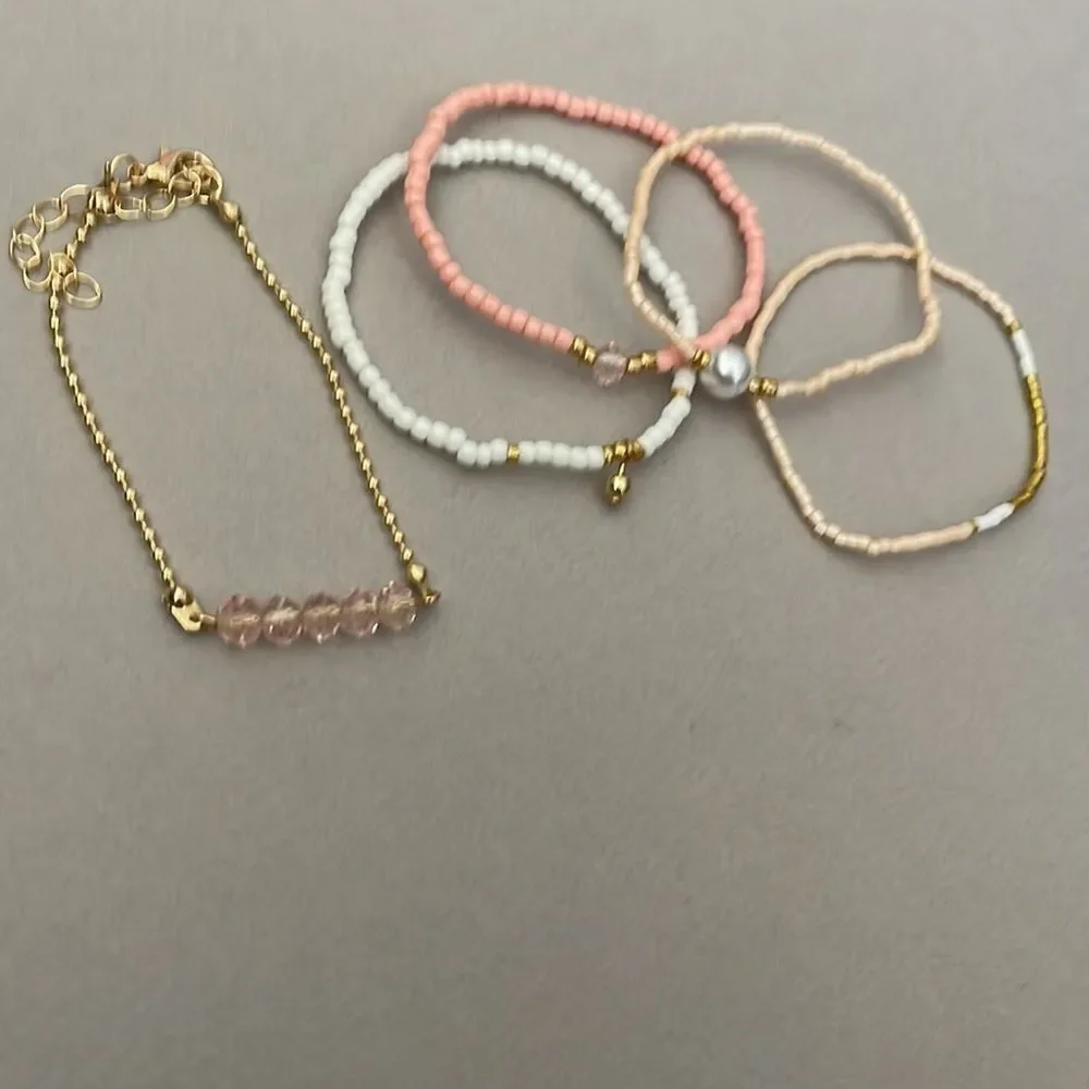 Elegant Beaded Bracelet Set A1235